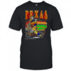 Houston Texas Baseball player skeleton art shirt