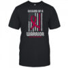 Husband Of A Warrior American Flag Breast Cancer Awareness T-Shirt