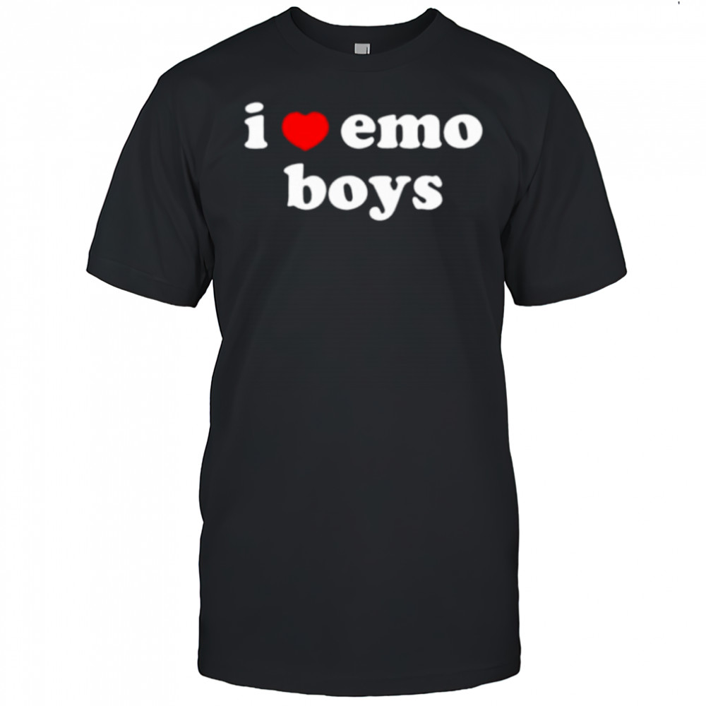 I love emo boys shirt