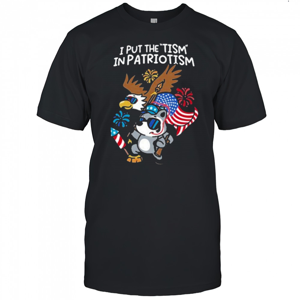 I Put The Tism In Patriotism Athletic T-Shirt