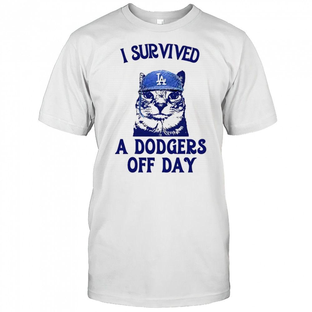 I survived a Dodgers off day shirt