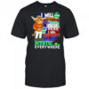 I will support Camp Mystic here or there I will support Camp Mystic everywhere Texas Longhorns Bevo mascot shirt