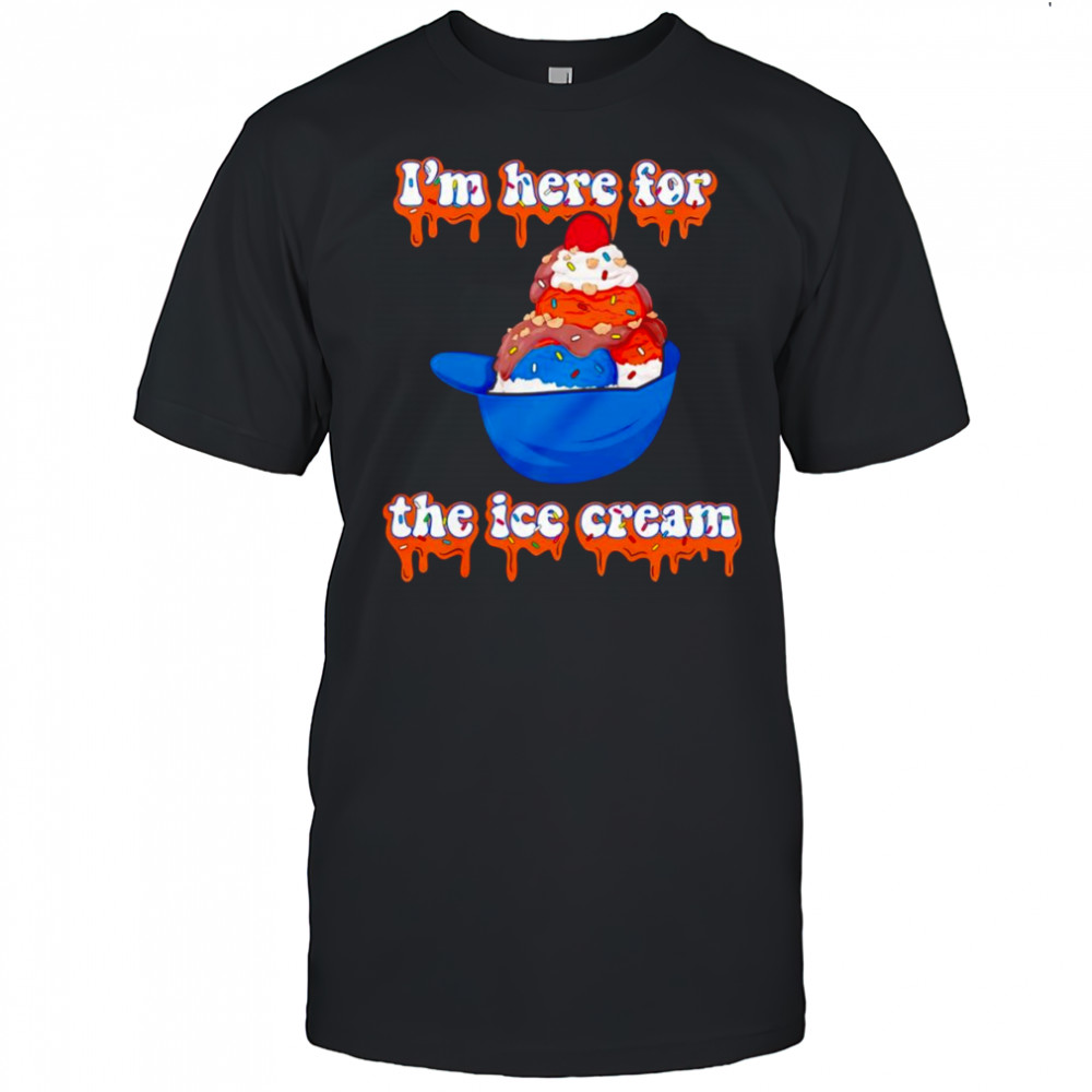 I’m here for the ice cream helmet shirt