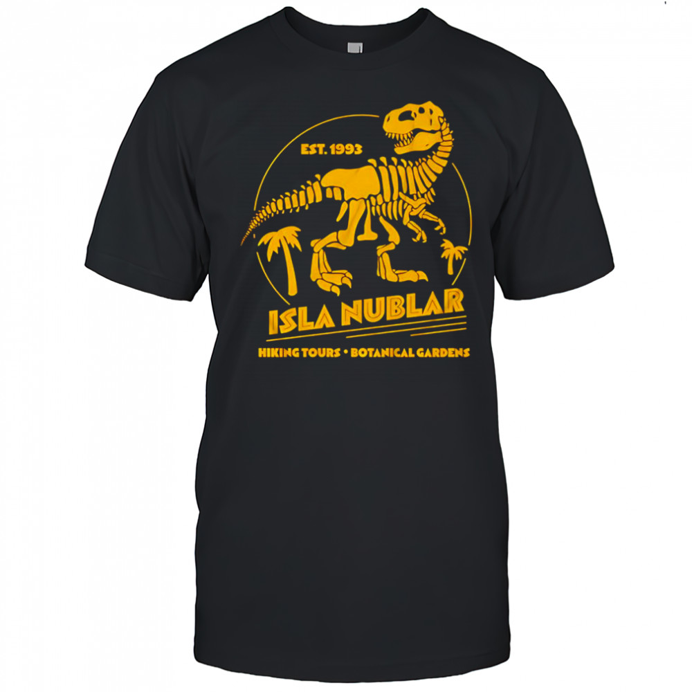 Isla Nublar hiking tours Botanical gardens shirt