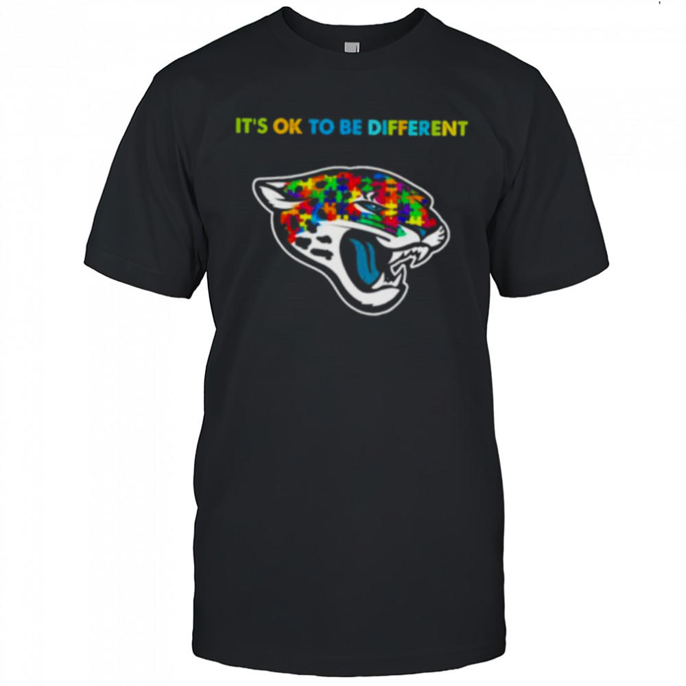 Jacksonville Jaguars Autism it’s ok to be different Shirt
