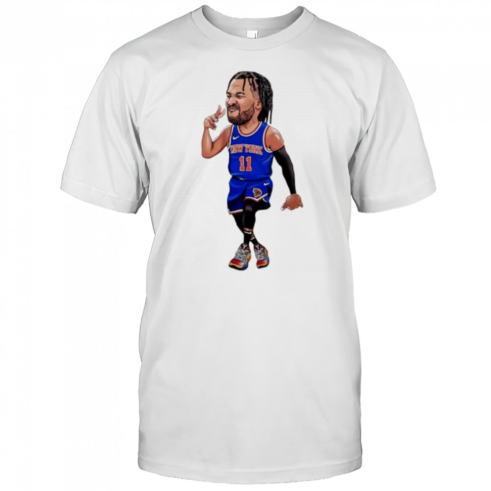 Jalen Brunson Art New York Knicks jersey cartoon shirt