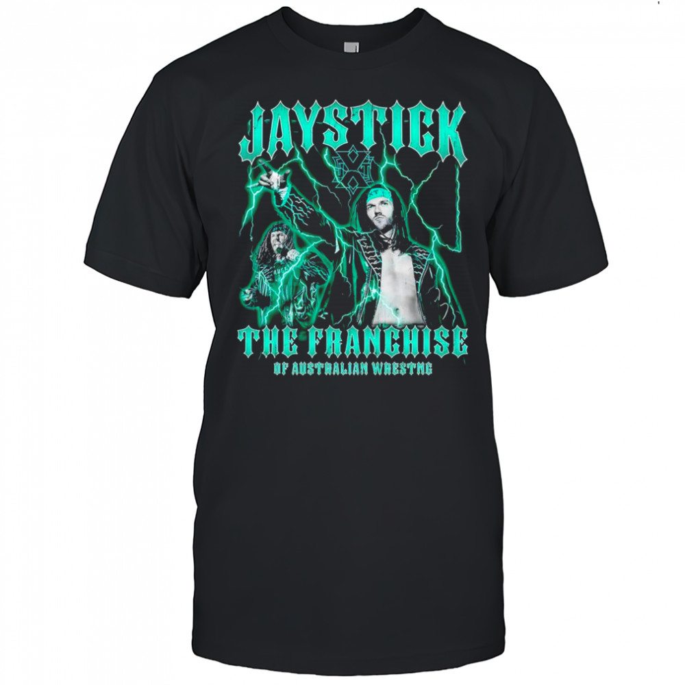 Jaystick the franchise of Australian wrestng shirt