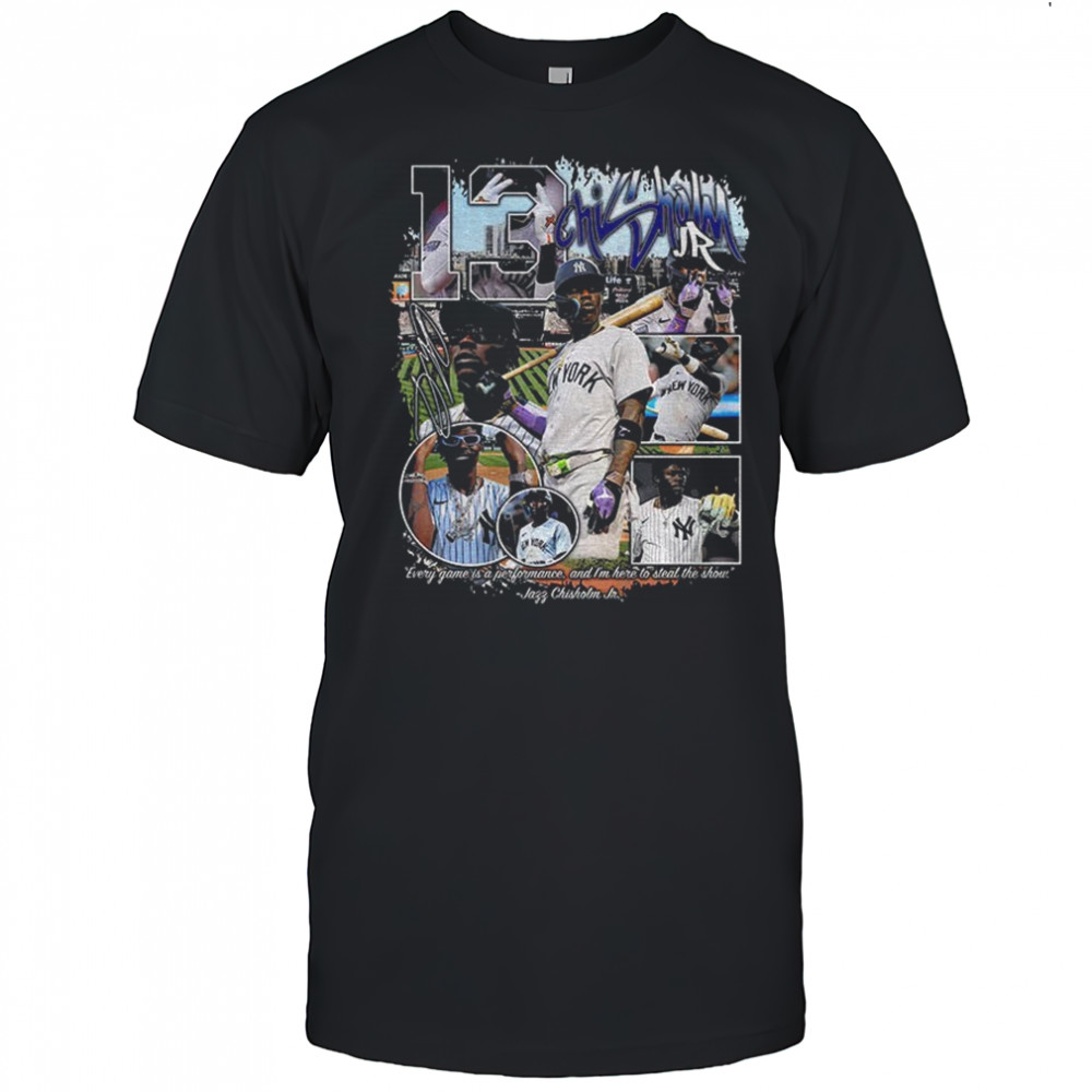 Jazz Chisholm Jr New York Baseball retro shirt