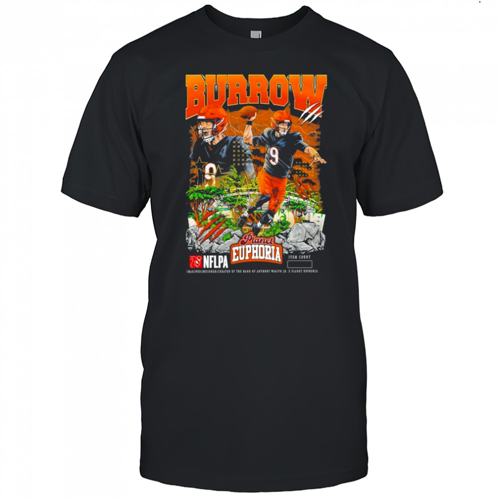 Joe Burrow NFLPA Planet Euphoria T-shirt