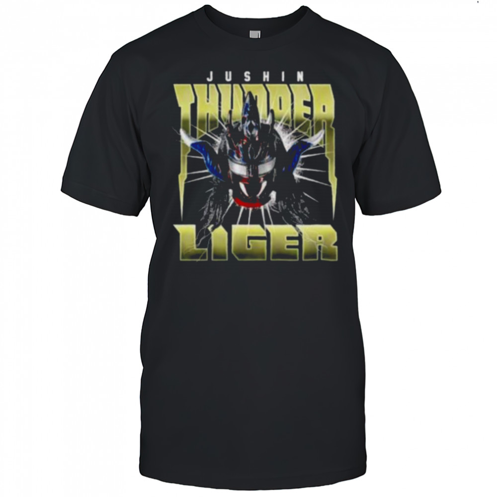 Jushin Thunder Liger Big Head NJPW shirt