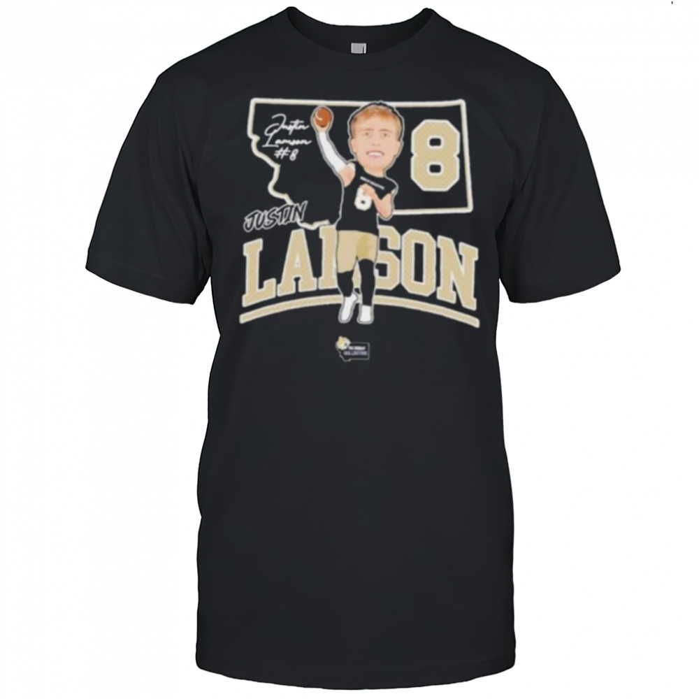 Justin Lamson #8 Montana State Bobcats football player shirt