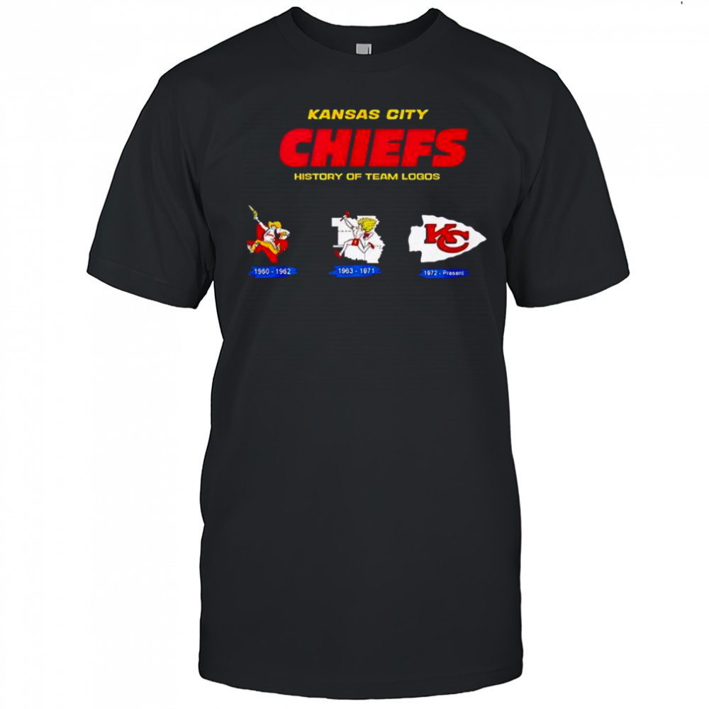 Kansas City Chiefs History Of Team Logos T-Shirt