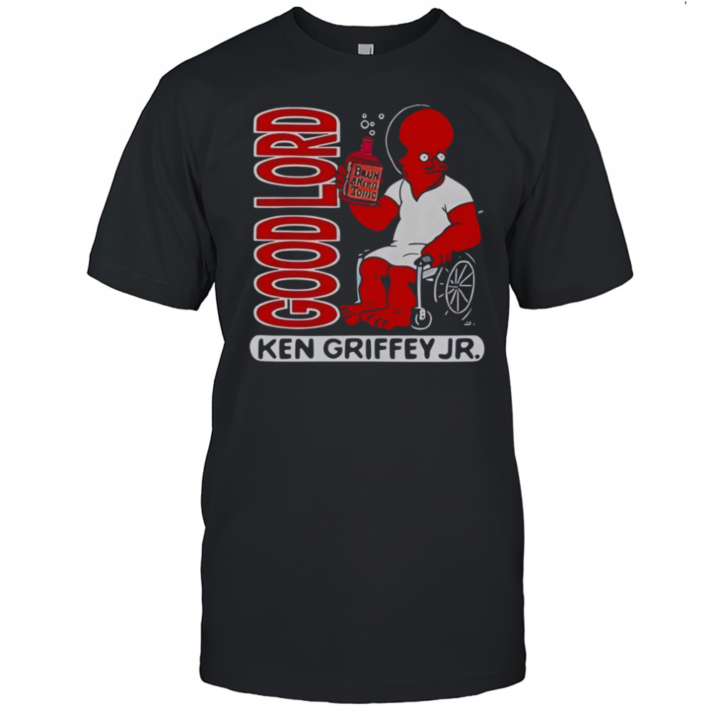Ken Griffey Jr Good Lord Cartoon T-Shirt