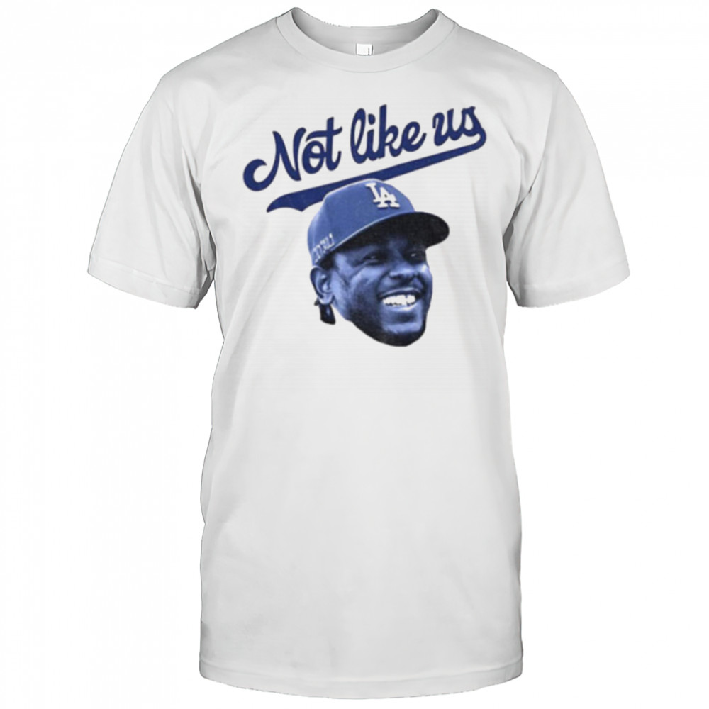 Kendrick Lamar big head Los Angeles Dodgers MLB Baseball not like us shirt