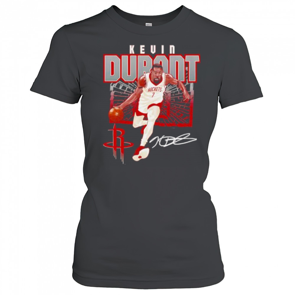 Kevin Durant Houston Rockets Shattered signature shirt