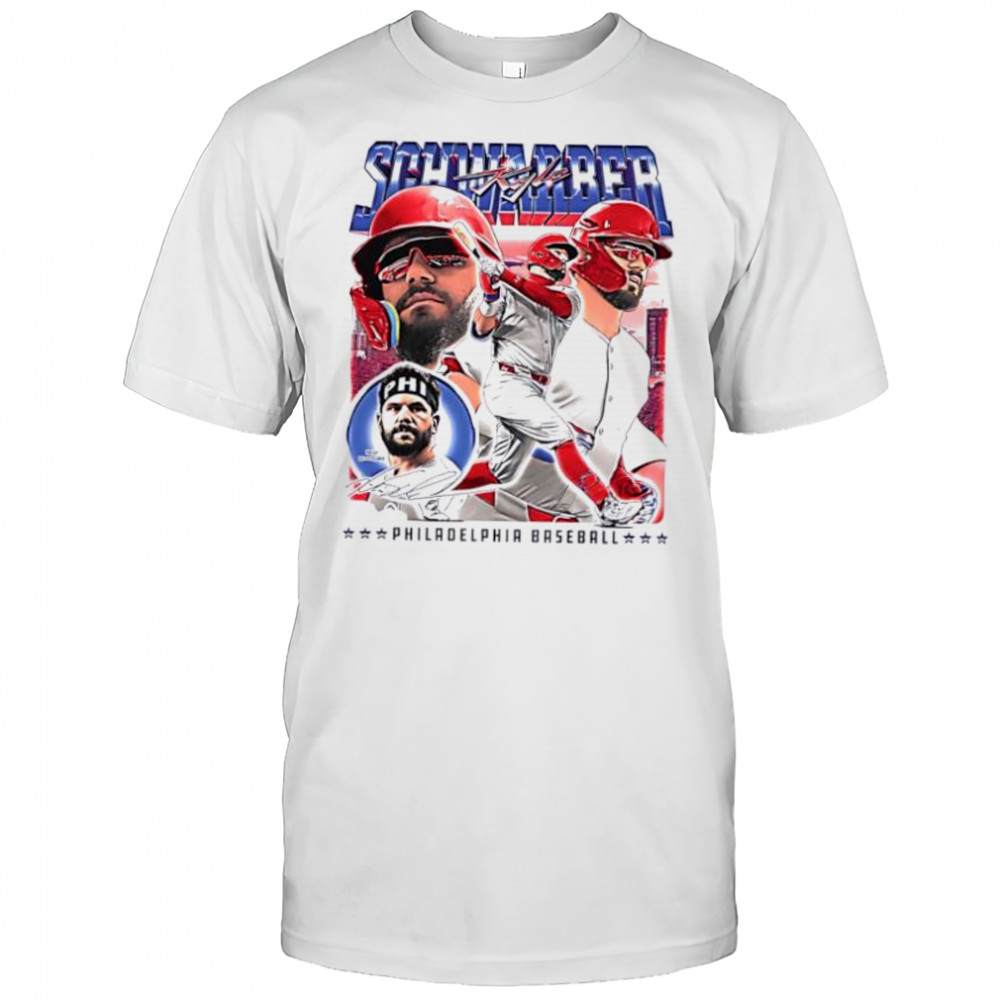 Kyle Schwarber Philadelphia Vintage signature baseball shirt