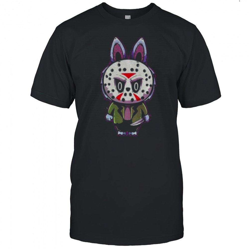 Labubu costume Jason Voorhees Happy Halloween horror character shirt