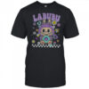 Labubu floral donut pastel cartoon character shirt