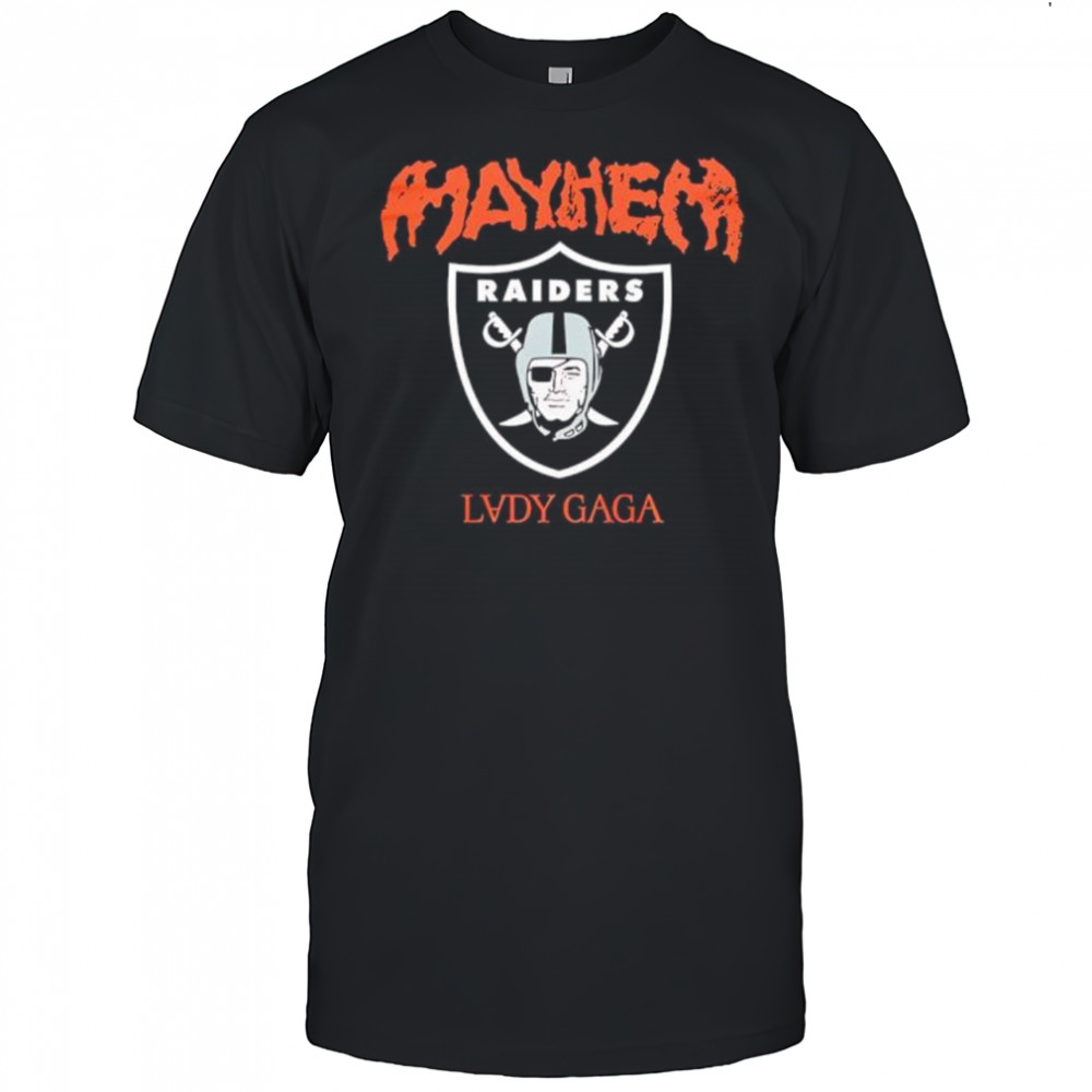 Lady gaga las vegas raiders the mayhem ball tour 2025 shirt