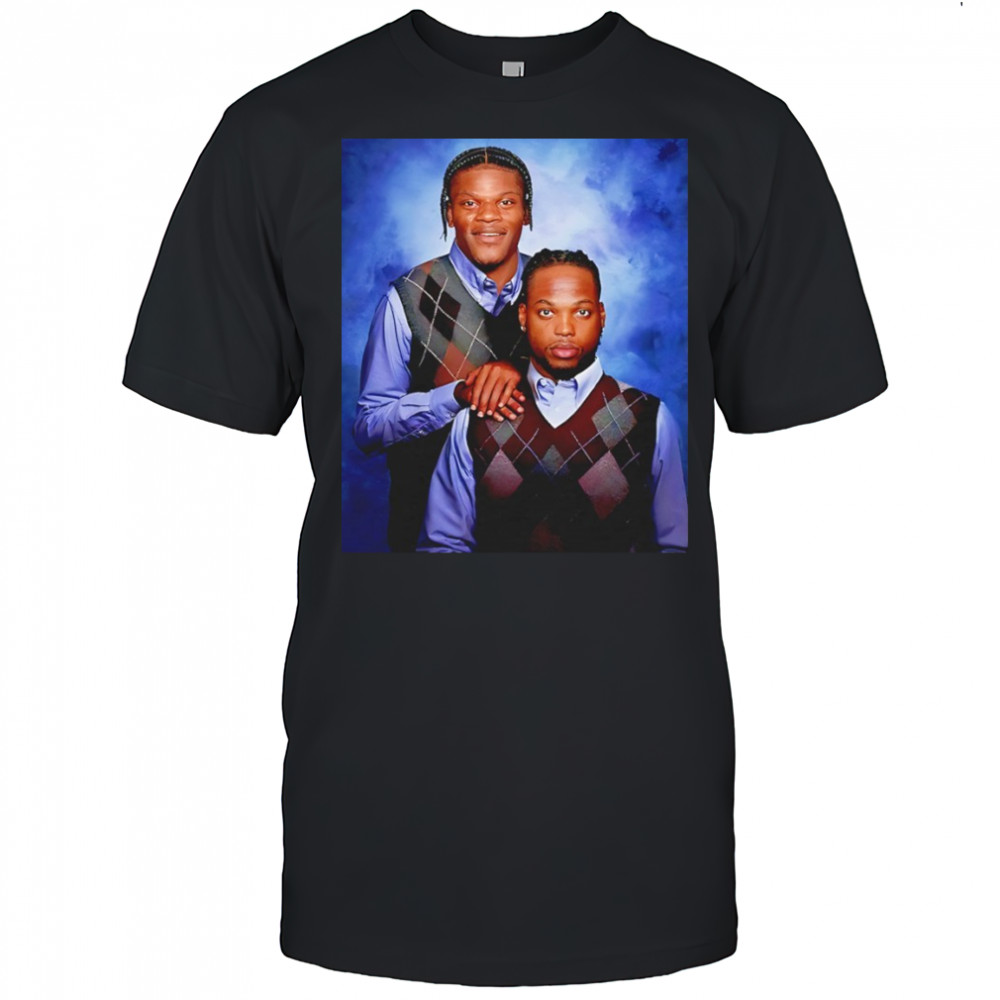 Lamar Jackson and Derrick Henry Baltimore Ravens NFL Step Brothers shirt
