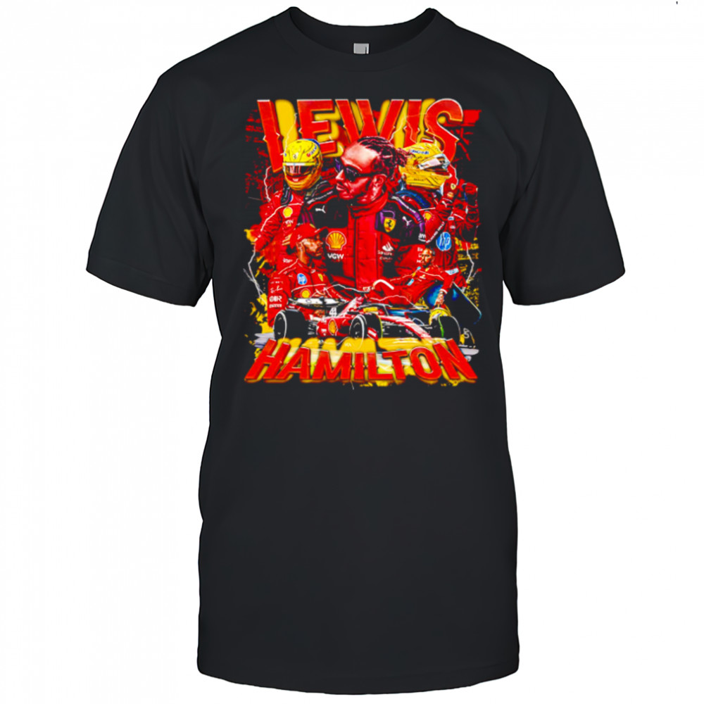 Lewis Hamilton the Goat F1 Range graphic shirt