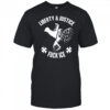 Liberty and justice fuck ice shirt