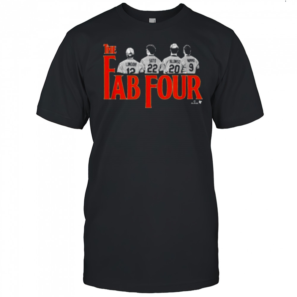 Lindor Soto Alonso & Nimmo Fab Four New York Baseball T Shirt