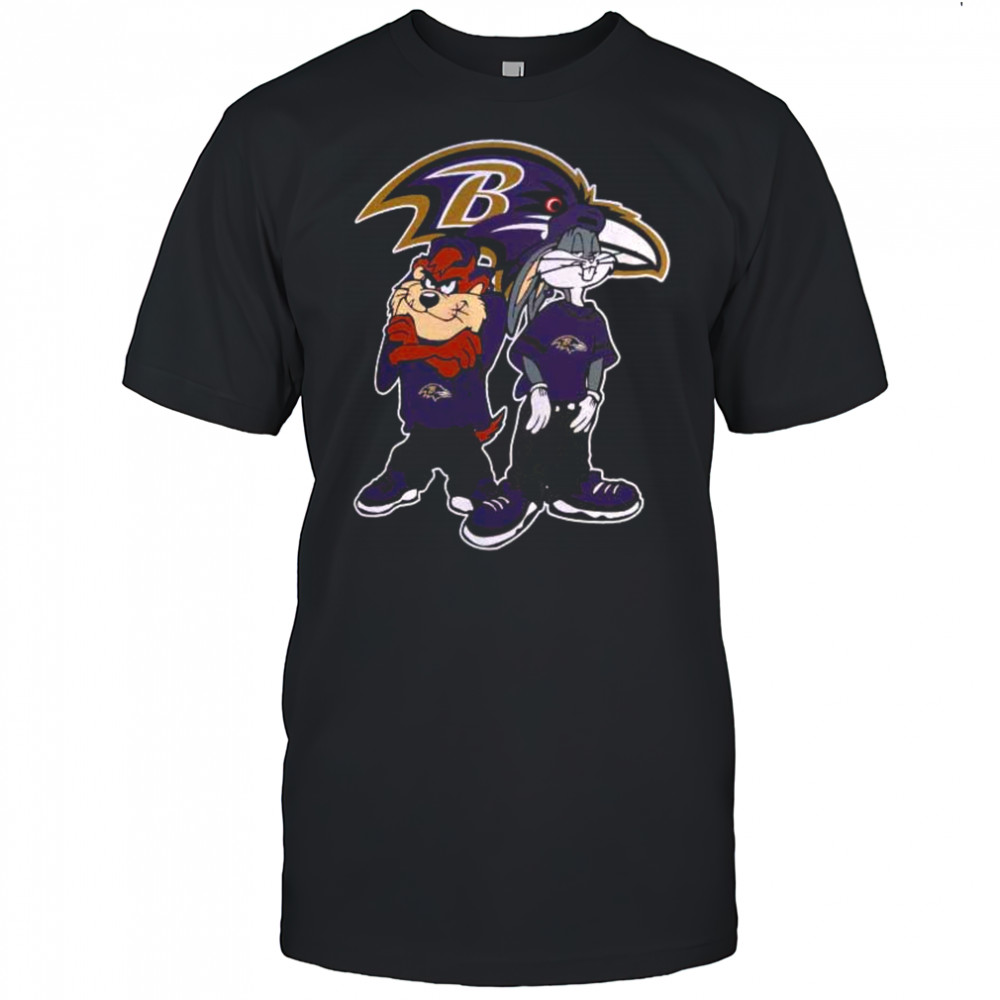 Looney Tunes Hip Hop Baltimore Ravens Shirt