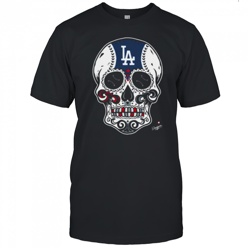 Los Angeles Dodgers Sugar Skull Shirt