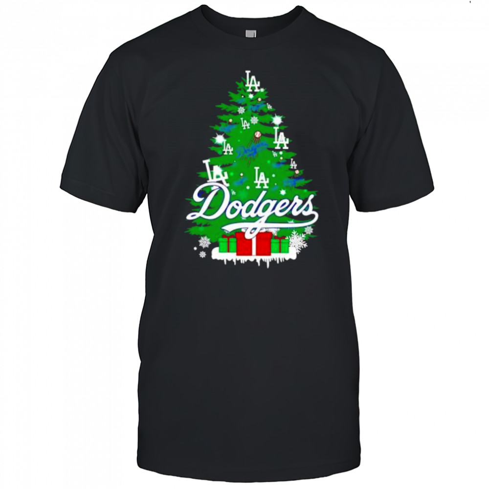 Los Angeles Dodgers Xmas Tree shirt