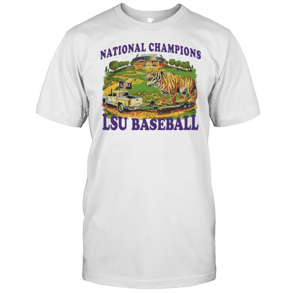 LSU Mike’s Road Trip to Omaha 2025 shirt