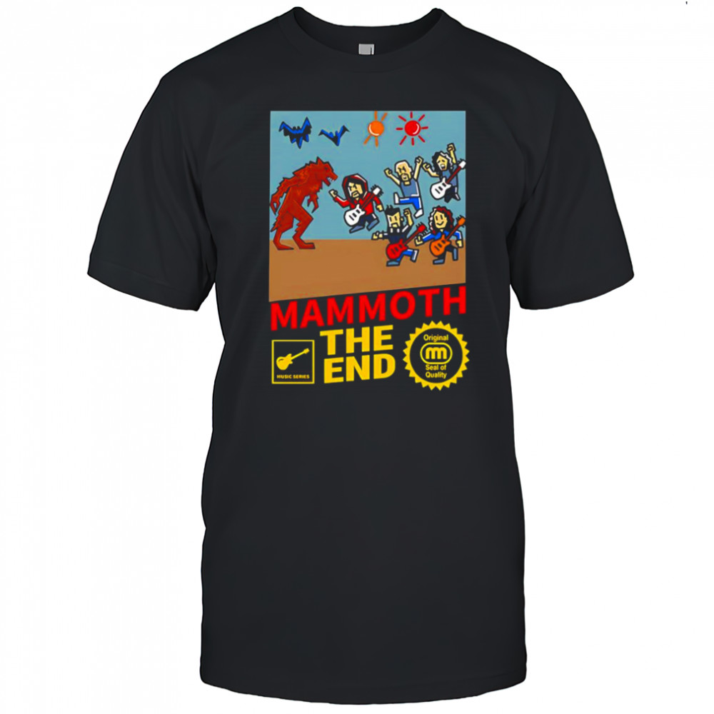 Mammoth the end 8-bit shirt