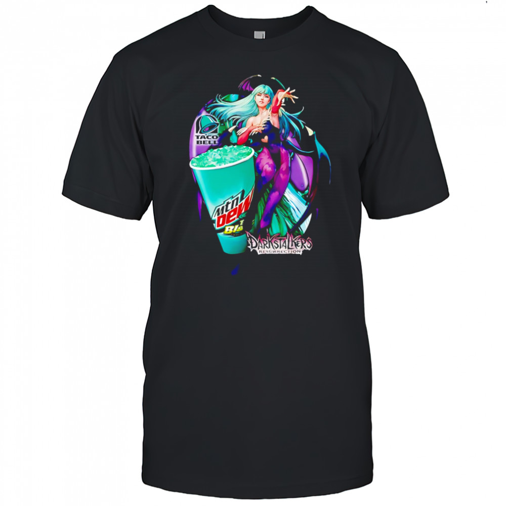 Mamono World Bja-Bat Baja Blast Darkstalkers Resurrection drink shirt