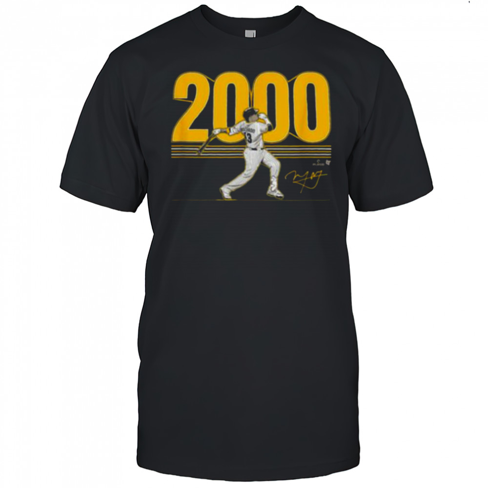 Manny Machado 2,000 Hits San Diego Baseball Shirt