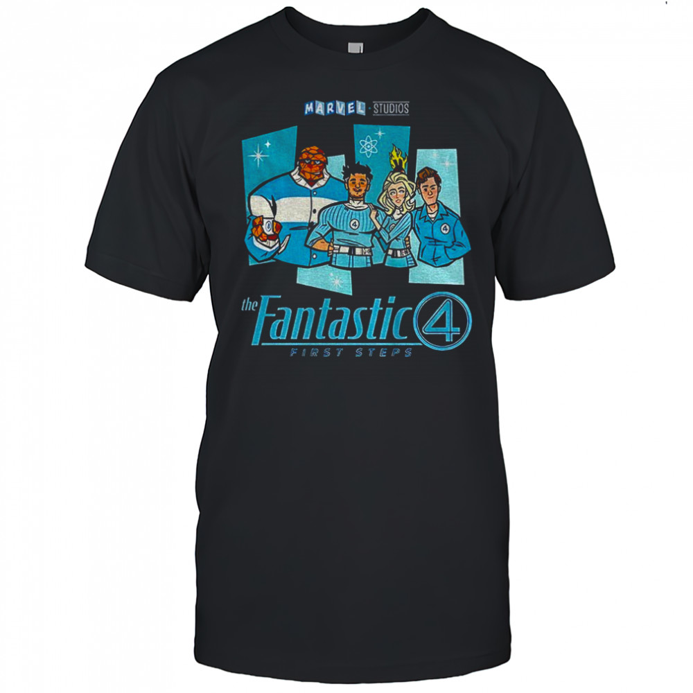 Marvel Studios Fantastic Four Superhero F4 First Steps shirt