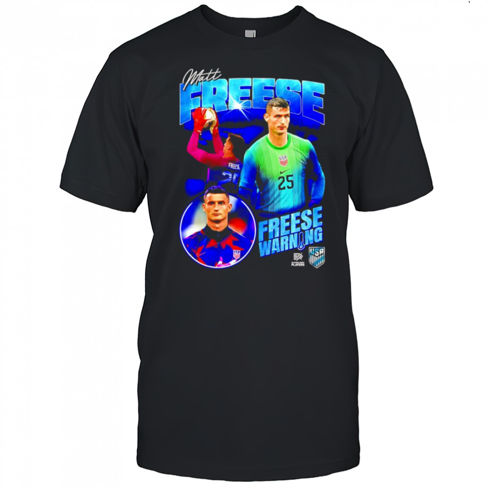 Matt Freese Warning graphic shirt