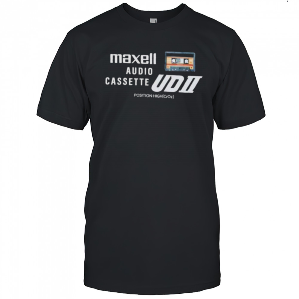 Maxell audio cassette UD II position high shirt