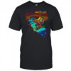 Mens Grateful Dead Surfing California Skeleton Vintage Band Shirt