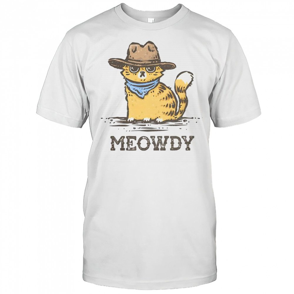 Meowdy Cowboy Cat T-Shirt