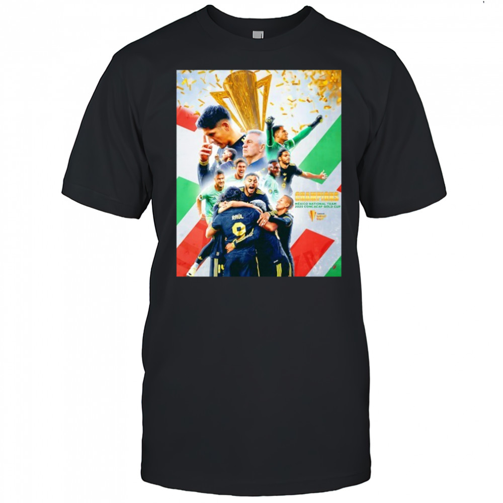Mexico Crowned Gold Cup Champions 2025 shirt