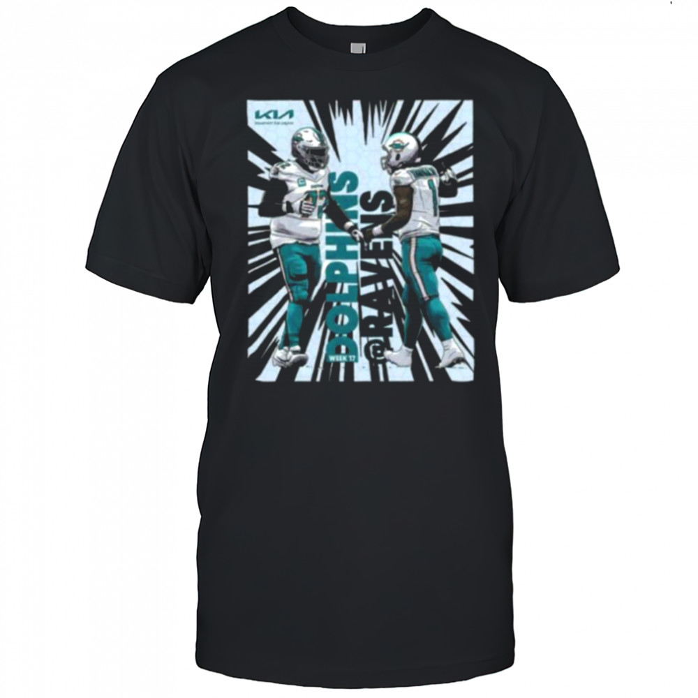 Miami Dolphins And Ravens Week 17 Shirt