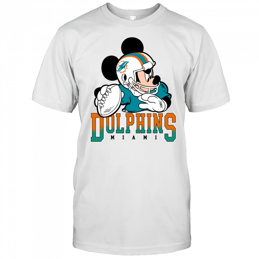 Miami Dolphins Disney Mickey T-shirt