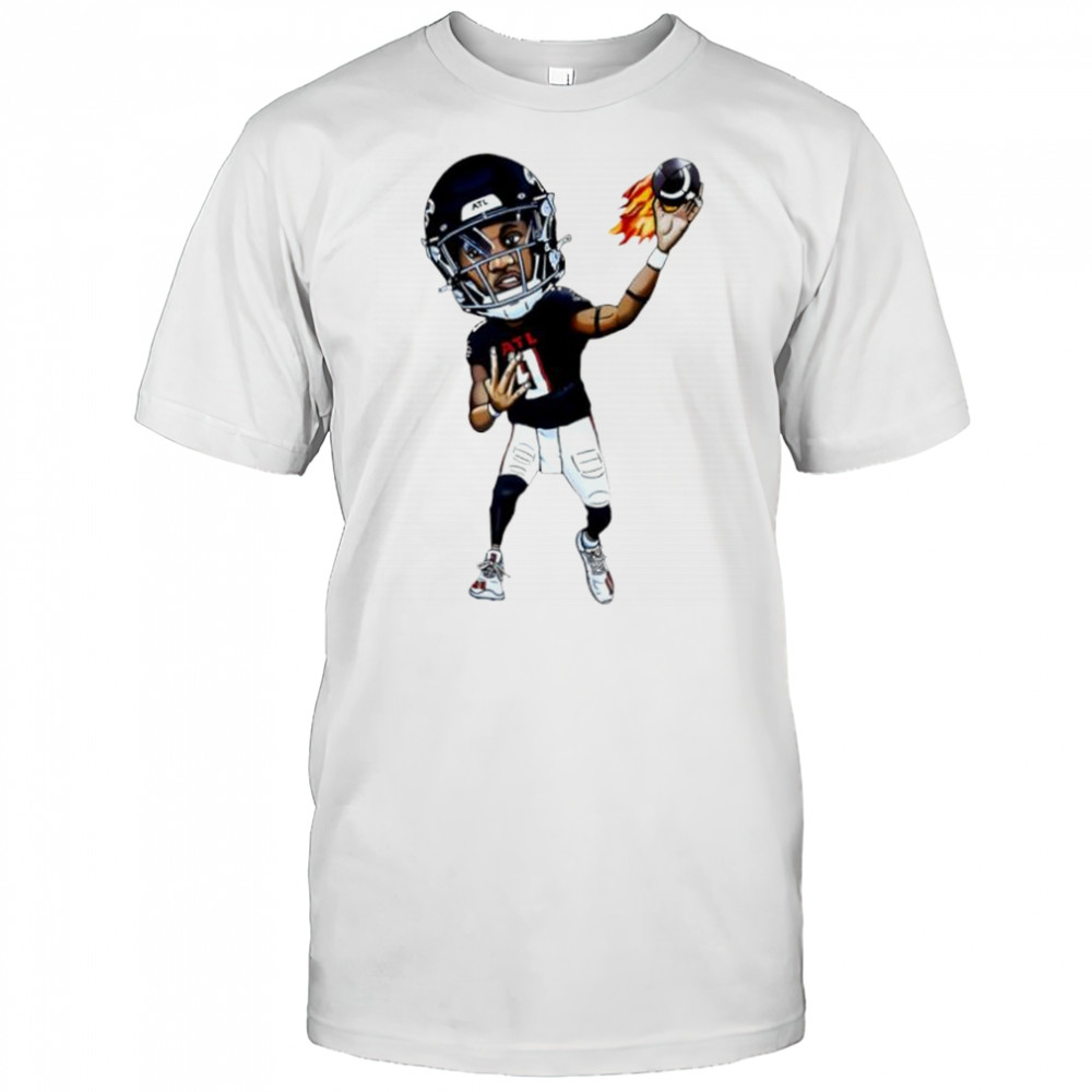 Michael Penix Jr. Art Atlanta Falcons jersey cartoon shirt
