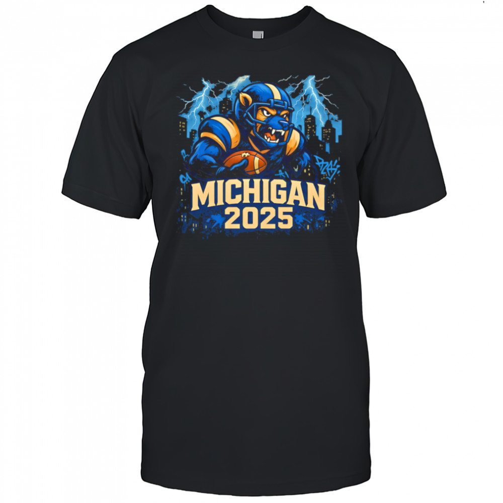Michigan Wolverines 2025 mascot Growl shirt
