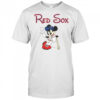 Mickey Boston Sox Red Baseball T-Shirt