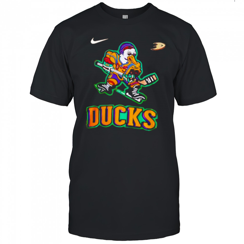 Mighty Ducks Retro Special Edition Orange mascot shirt