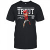 Mike Trout Cartoon number 27 shirt