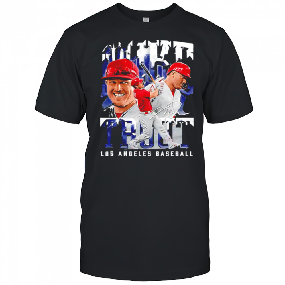 Mike Trout Los Angeles Vintage graphic shirt
