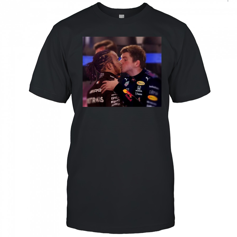 Mila Lewis Hamilton And Max Verstappen Kiss T-Shirt