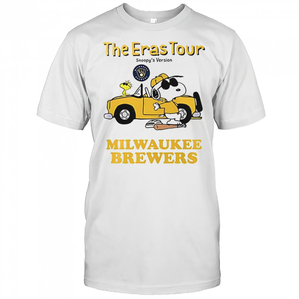 Milwaukee Brewers The Eras Tour Snoopy T-Shirt